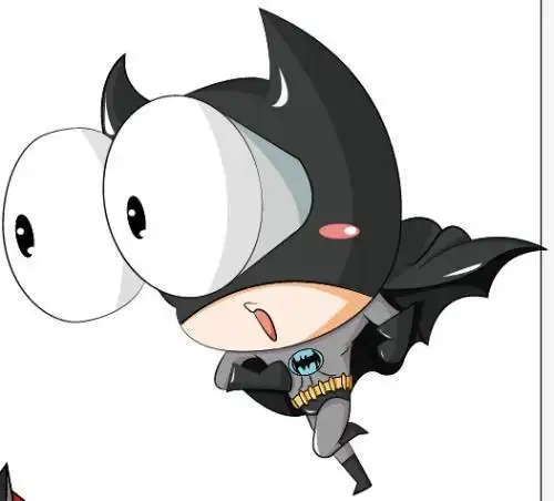 q版蝙蝠侠简笔画