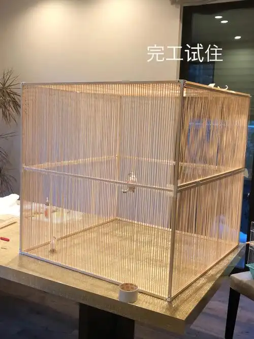 给文鸟diy鸟笼后