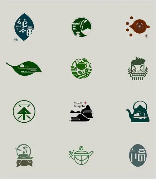 茶的n种表现|平面|logo|上为设计 - 原创作品 - 站酷 (zcool)