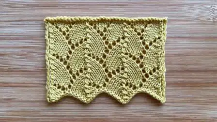 分享一款经典的镂空花样简洁立体织开衫和围巾都漂亮图解视频