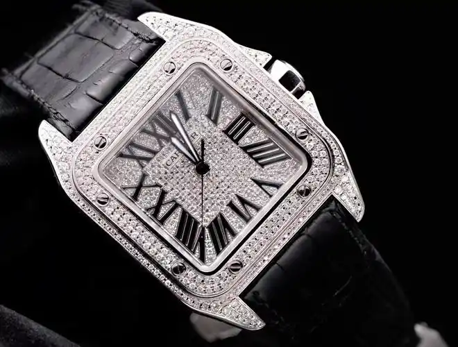 卡地亚大号山度士满天星自动机械腕表602251