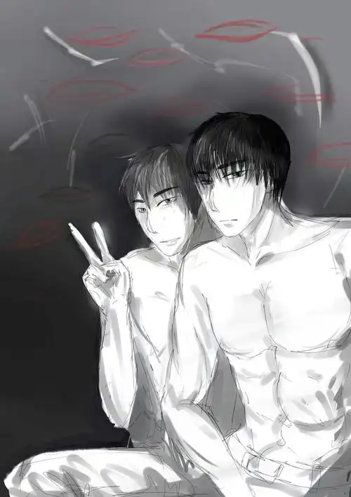 刘丧小婊砸跟男神张起灵的合照嗯哼哼