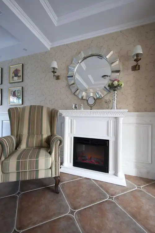 美式风格别墅设计壁炉图片_齐家网装修效果图