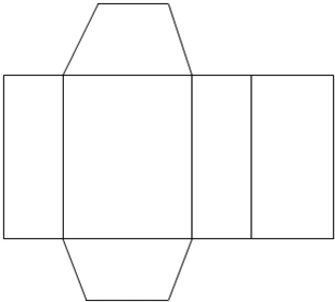 请描述这个直棱柱的形状;(2)按三视图的图上尺寸,画出它的表面展开图