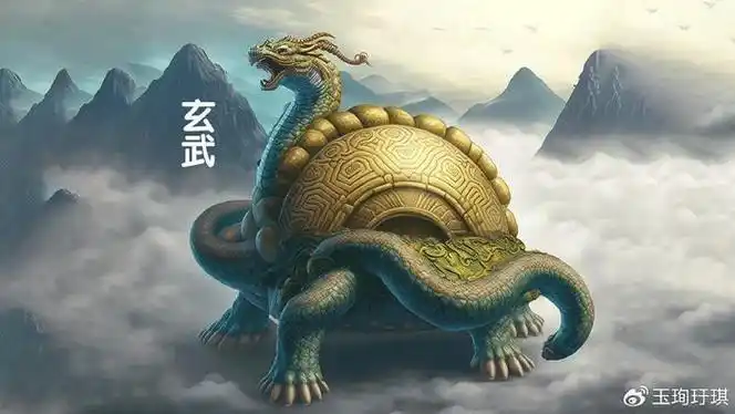 四方神兽玄武北方神兽代表冬季水属性