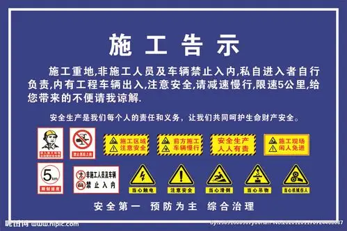 施工告示牌