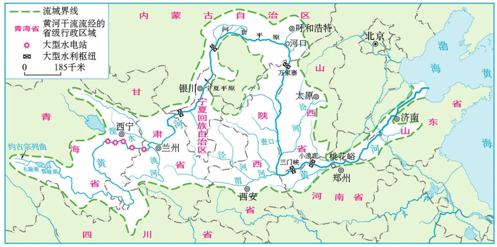 黄河下游"地上河"对河南水系的影响