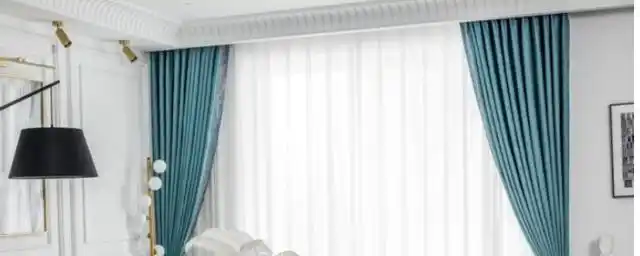 米黄色墙面配什么颜色窗帘