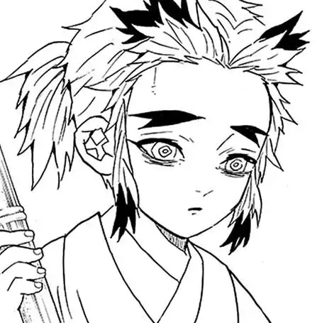 鬼灭之刃 黑白 漫画 自截