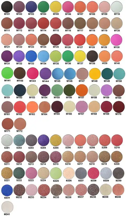 厂家直销 单色眼影 36mm珠光哑光眼影 钻石金葱粉眼影 无logo现货