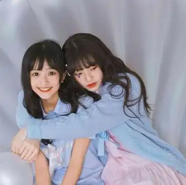 闺蜜2人头像唯美小清新图片可爱_布阁拉