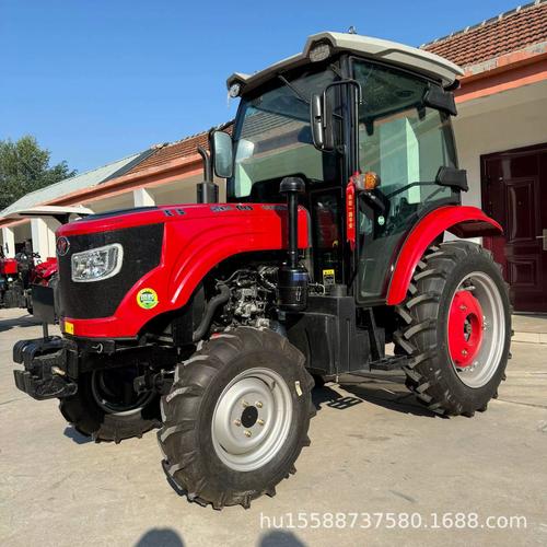 中国洛阳万年红拖拉机加大后桥农用水旱两用旋耕犁地拖拉机