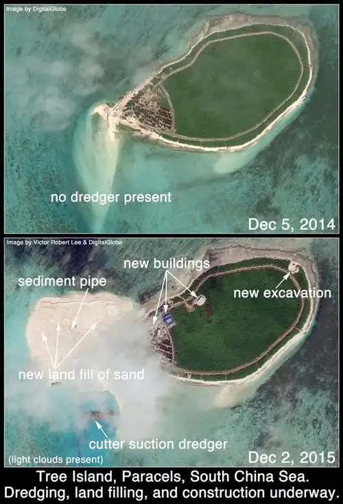 大自然搬运工:中国开始西沙造岛 七连屿变六连屿