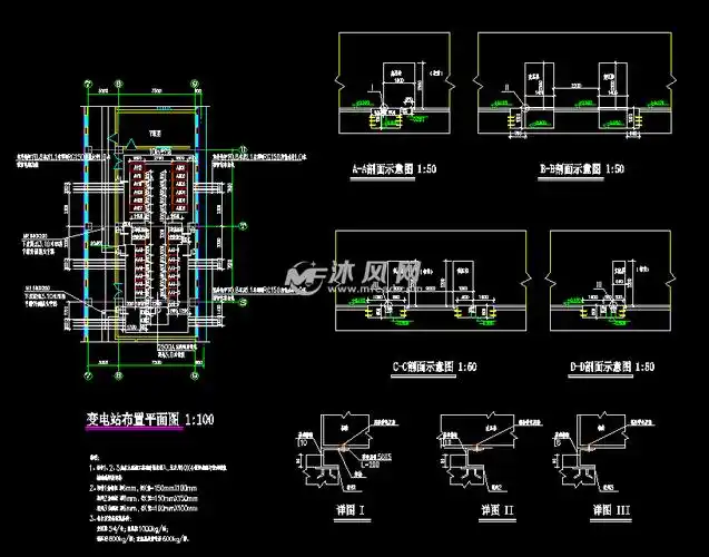 变电站布置平面图