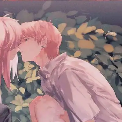 高级不易撞的好看手绘动漫情侣头像 双人甜蜜恩爱唯美有意境情头