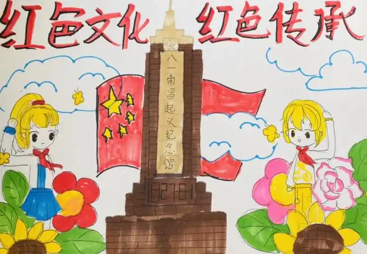 党史学习教育院工会开展童心向党主题绘画活动并进行线上展示