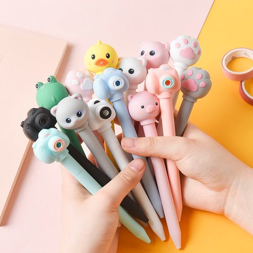 会发声的照相机笔解压中性笔网红创意多功能学生用抖音发泄减压笔