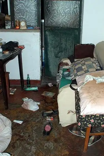 案发现场图片.图片来源:上海警方