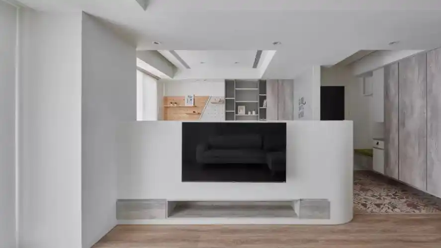 半墙电视墙设计3个功能外表丰富多样谁看谁夸