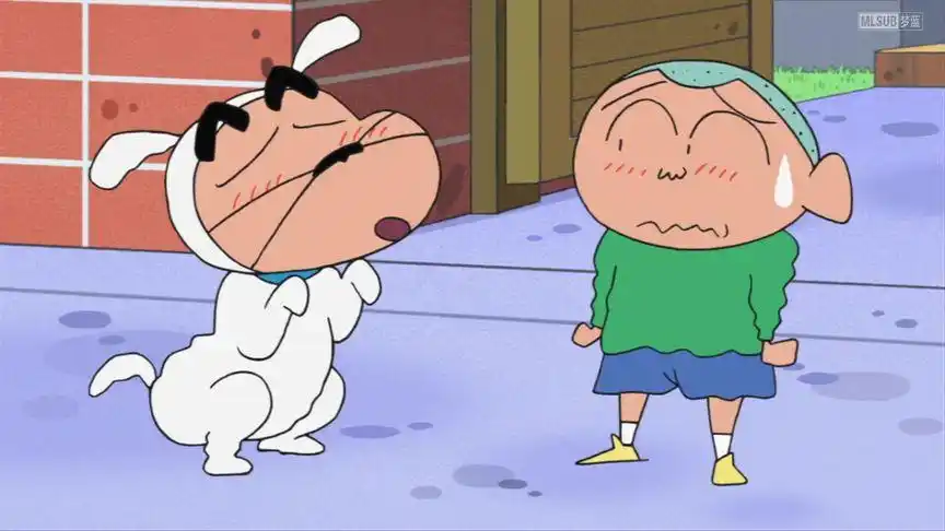 蜡笔小新:和小白互换角色