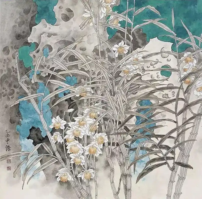 《楚泽幽香》"传统的花鸟画在宋代已经达到了高峰,有很严谨的写生神韵