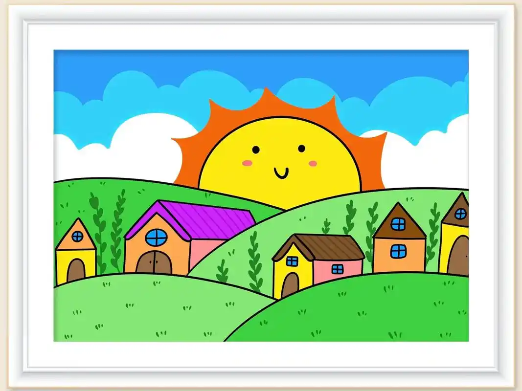 春天简笔画教程