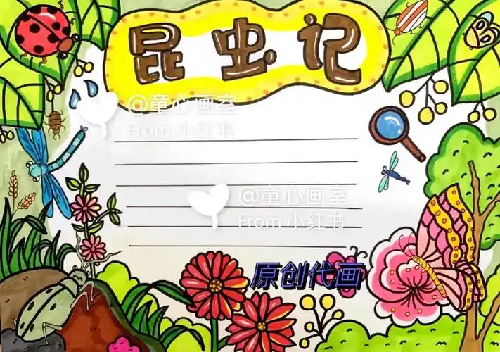 昆虫记手抄报绘本读后感