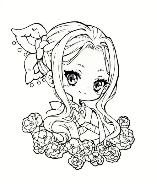 临摹ibu的动漫线稿