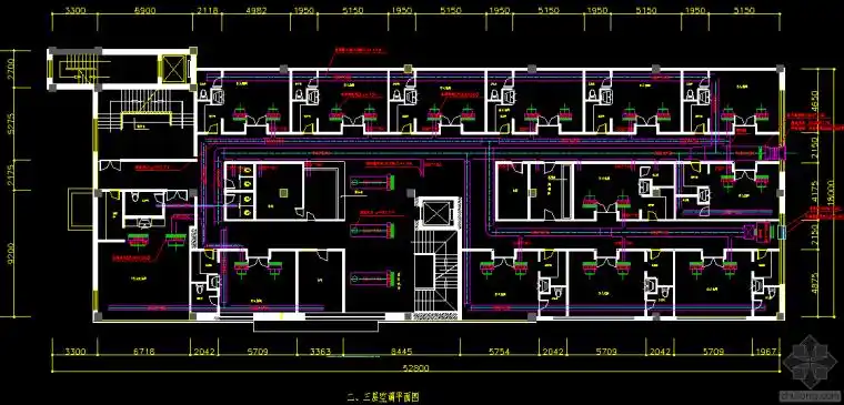 中央空调设计图cad_2020年中央空调设计图cad资料下载_筑龙学社