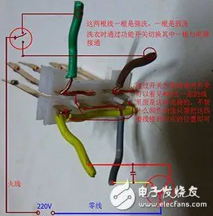 洗衣机六线定时器接线技巧