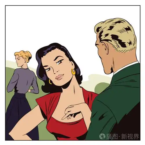 办公室里的恩爱夫妻.年轻的女人是嫉妒