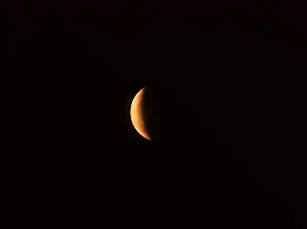 月全食天象(2014年10月8日18)#上热门 #原创 #精 - 抖音