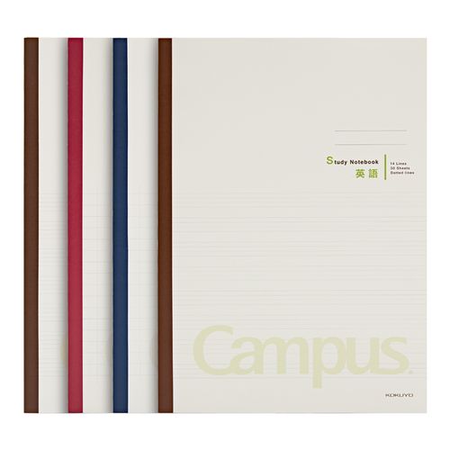 国誉(kokuyo) campus笔记本课堂学习本子分科目方格英语网格格子空白