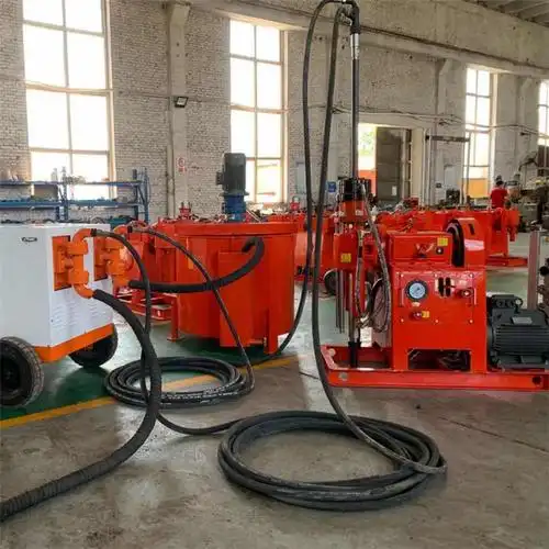 单液zlj注浆加固钻机以钻机钻孔,注浆泵加压,把配制好的水泥浆液注入