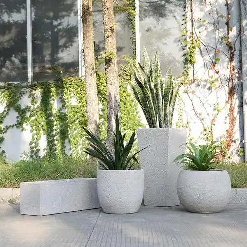 户外园艺不锈不锈钢钢花箱外商业街花桶花坛长方形花盆