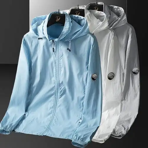 la chapelle homme 防晒服男士2022夏季新款透气冰丝衣户外风衣夹克