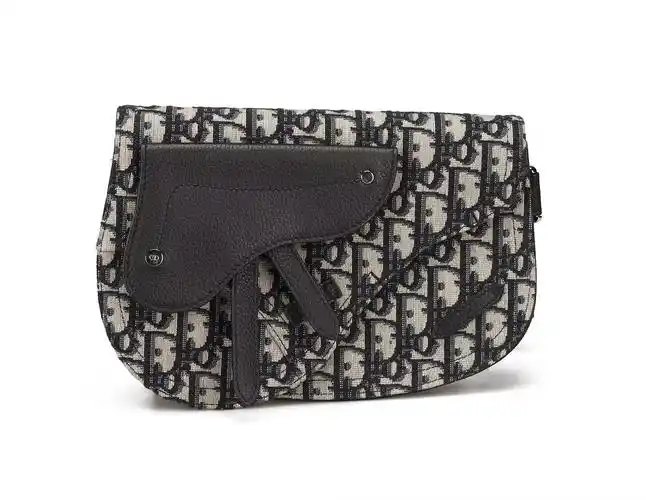 闲鱼优品 dior 迪奥 saddle 马鞍包 印花面料 女包 女士包包 98新