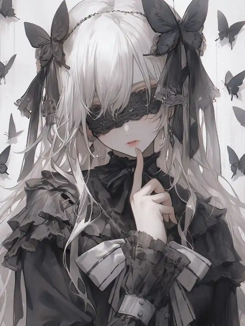 黑暗萝莉丨头像.听一万种声音但只成为自己#二次元 #女生头像 - 抖音