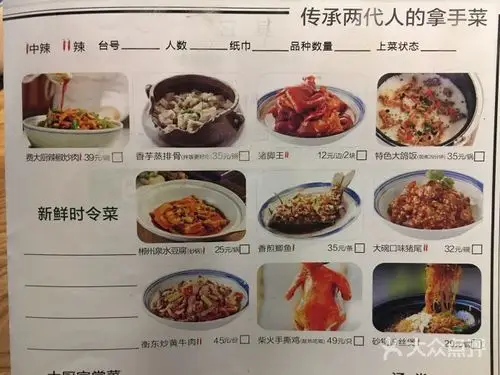 费大厨辣椒炒肉餐饮连锁(悦方店)菜单图片 - 第2张