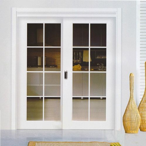 实木门烤漆门厨房推拉门双推门移门吊趟门实木双推门木门已售