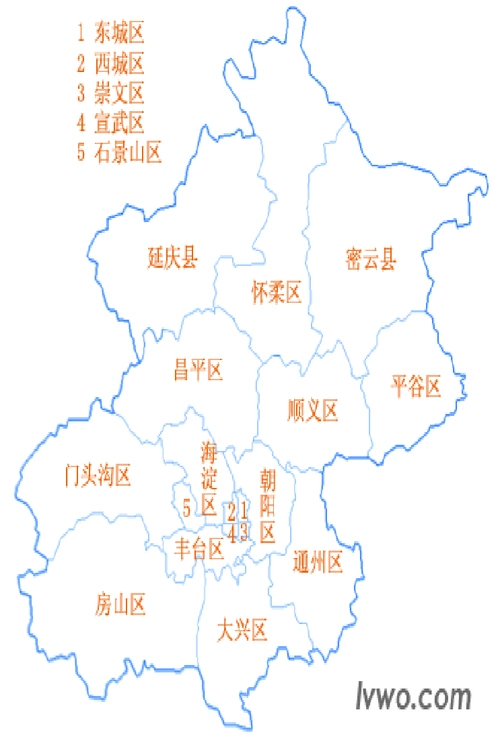 北京市地图