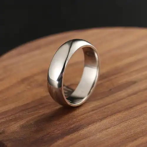 铂金pt950戒指男款18k黄金玫瑰金白金个性潮人霸气单身潮男士素戒