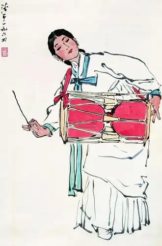 朝鲜族简笔画朝鲜族简笔画人物