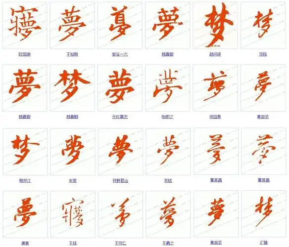 一天一个汉字:梦