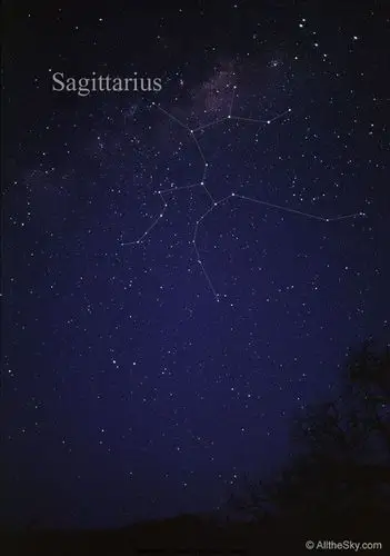 【星空】真实的黄道十二星座照片_人马座