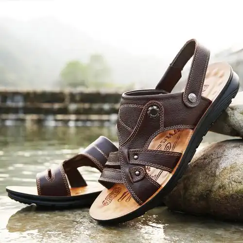 喜欢意尔康凉鞋男真皮正品的还喜欢