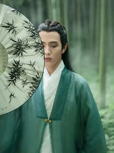 云栖竹径诗意杭州男士汉服写真王宇威