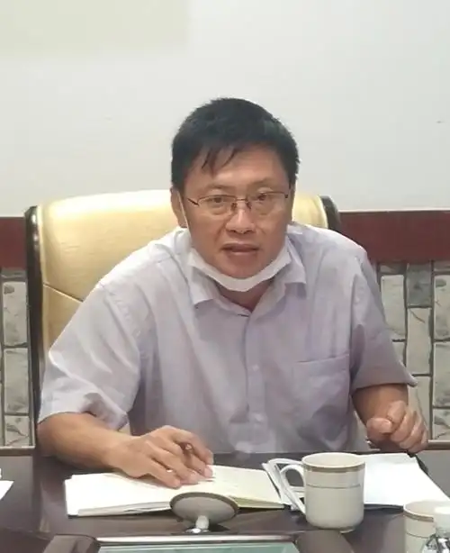 图为集团副总裁王景平讲话