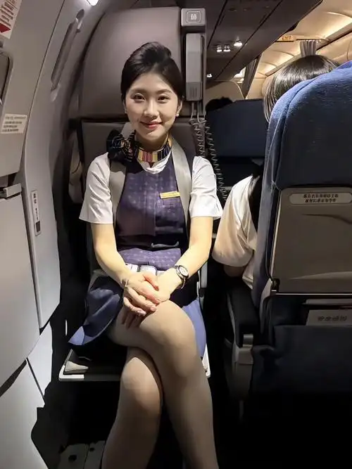 这个空姐好漂亮!