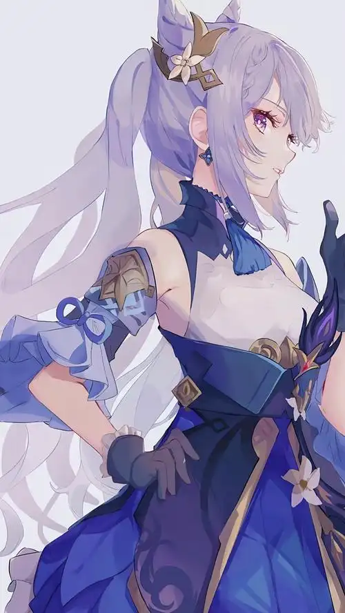 谁能分享一些原神刻晴高清无水印的好看78壁纸啊?